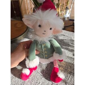 JELLYCAT - London Elf Plush Toy Stuffed Animal Christmas Holiday Red Green White